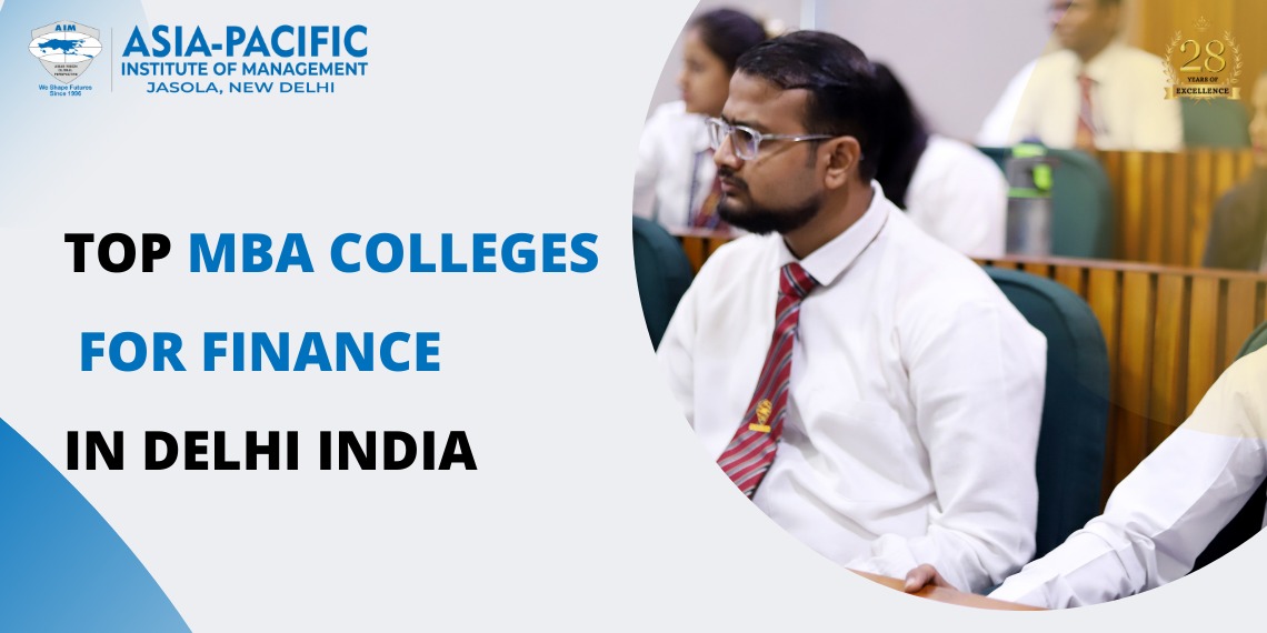 top MBA colleges for finance in India