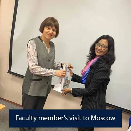 Faculty member’s visit to Moscow