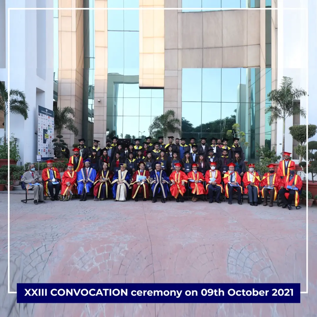 23rd Annual Convocation for 2021 for PGDM batches 2018-20 and 2020-21