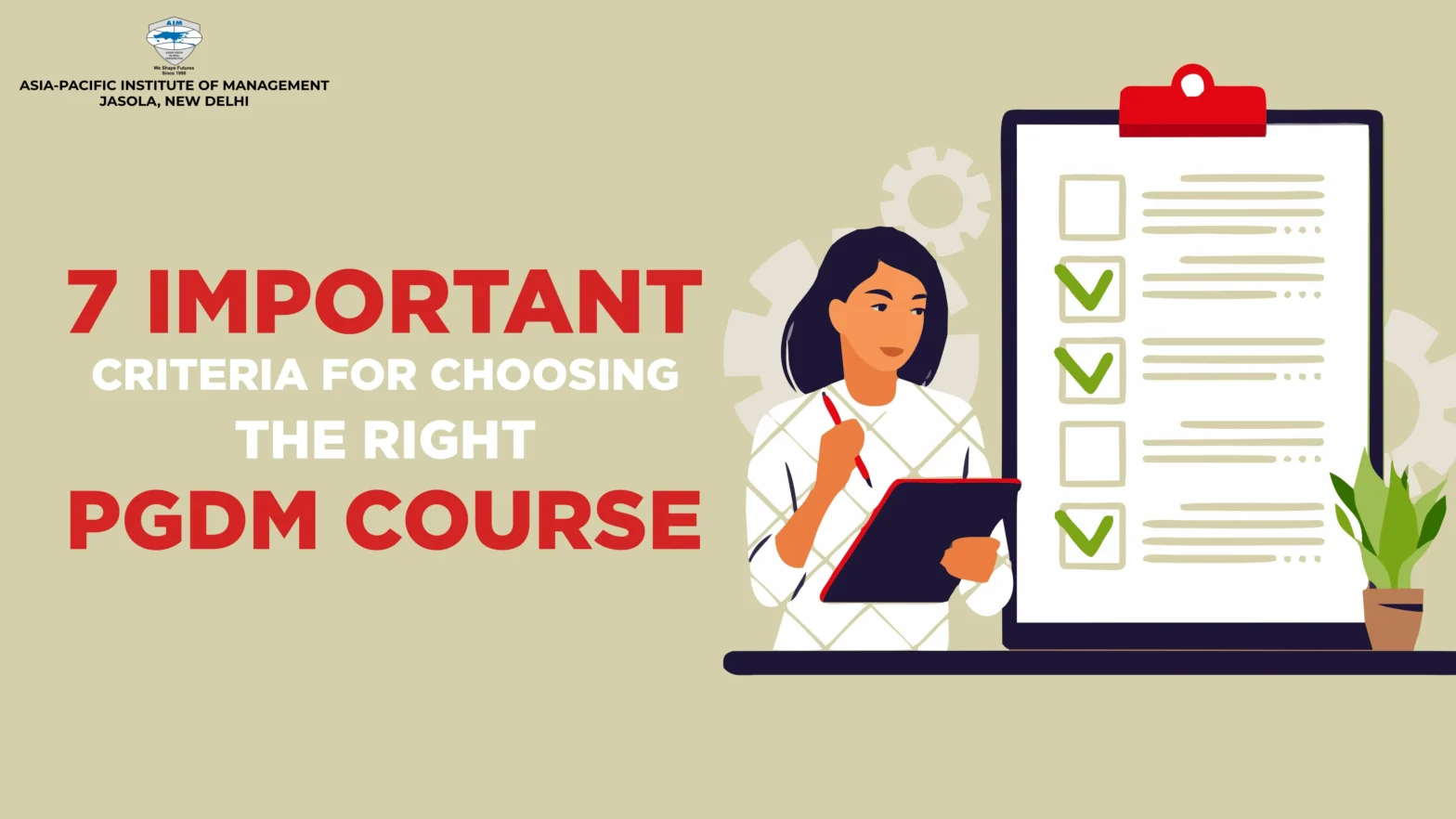 7 Important Criteria for Choosing the Right PGDM Course