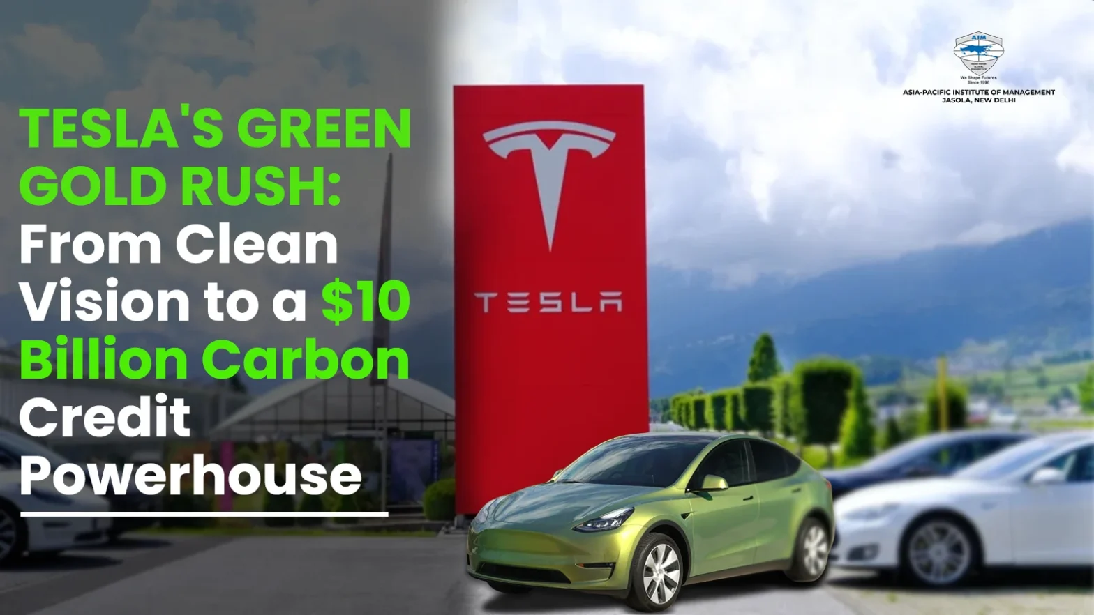 Tesla’s Green Gold Rush: From Clean Vision to a $10 Billion Carbon Credit Powerhouse