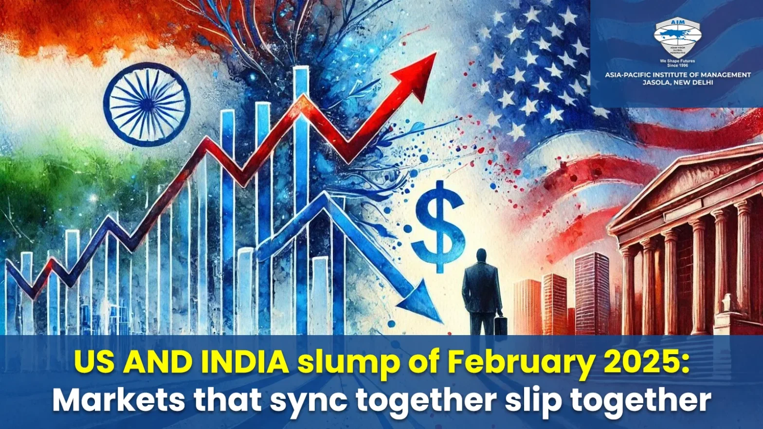US AND INDIA slump of February 2025: Markets that sync together slip together