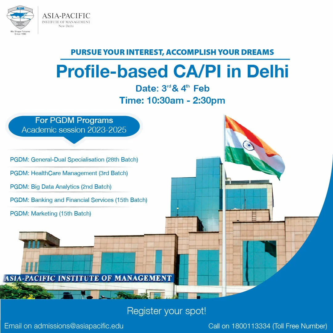 Profile based CA-PI New Delhi