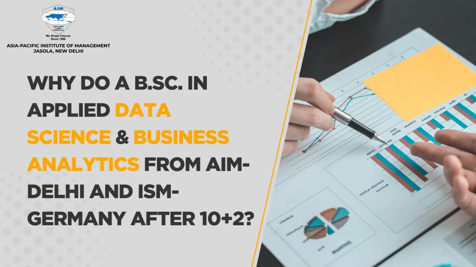 Why Do a B.Sc. in Applied Data Science & Business Analytics from AIM-Delhi and ISM-Germany After 10+2?