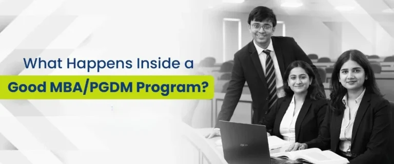 What should I expect from a PGDM program?