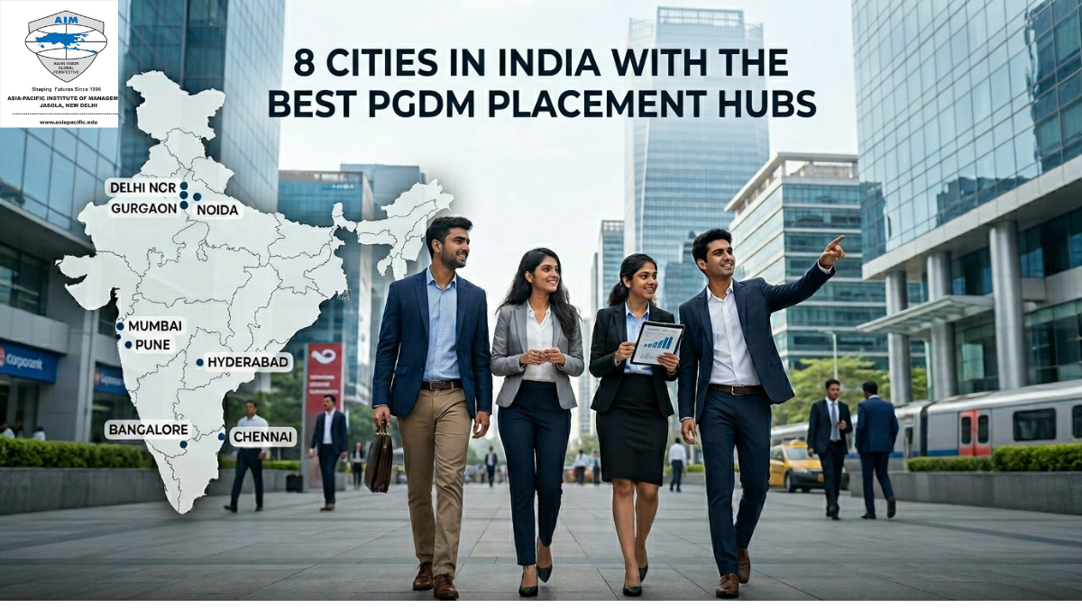 8 Cities in India with the Best PGDM Placement Hubs