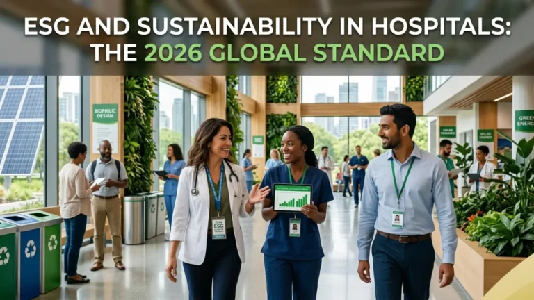 ESG and Sustainability in Hospitals: The 2026 Global Standard
