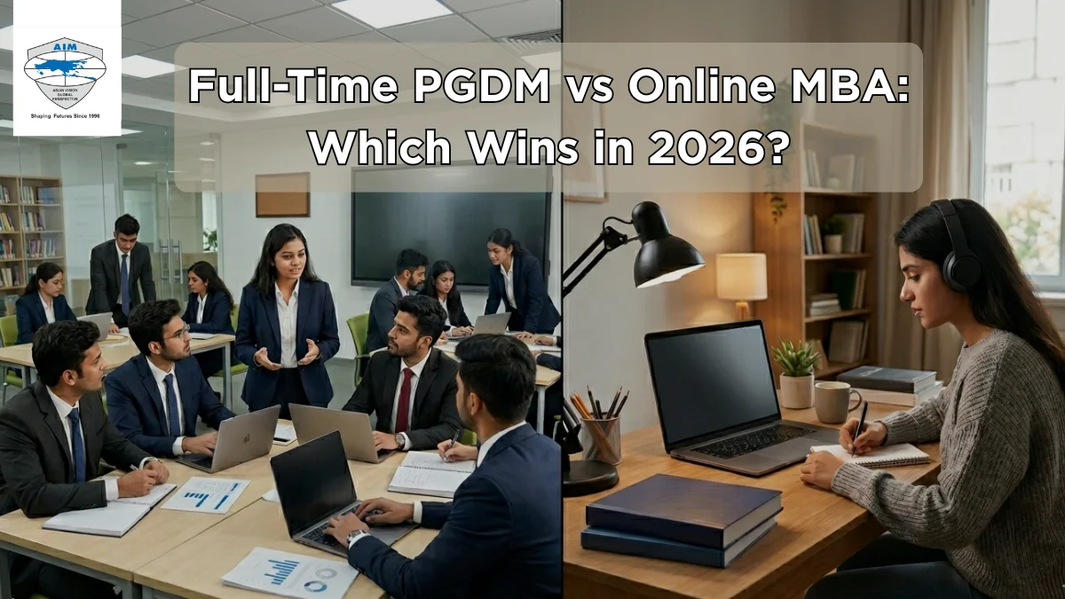 Full-Time PGDM vs Online MBA: Which Wins in 2026?