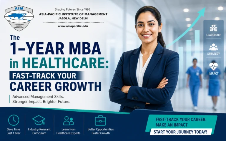The 1-Year MBA in Healthcare: Fast-Track Your Career Growth