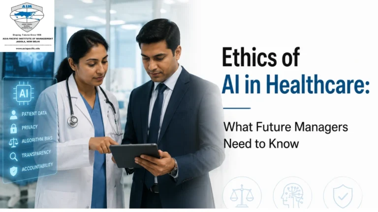 Ethics of AI in Healthcare: What Future Managers Need to Know