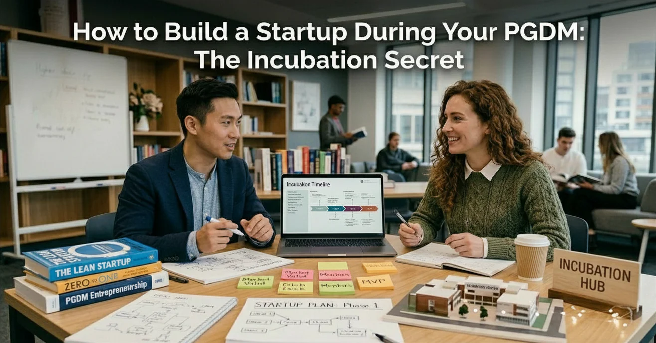 How to Build a Startup During Your PGDM: The Incubation Secret