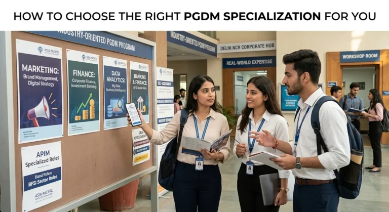 How to Choose the Right PGDM Specialization for You