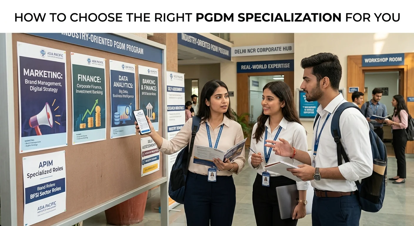 How to Choose the Right PGDM Specialization for You