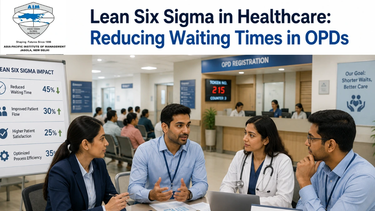Lean Six Sigma in Healthcare: Reducing Waiting Times in OPDs