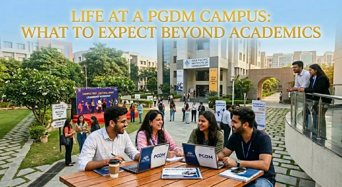 Life at a PGDM Campus: What to Expect Beyond Academics