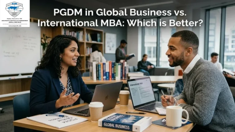 PGDM in Global Business vs. International MBA: Which is Better?