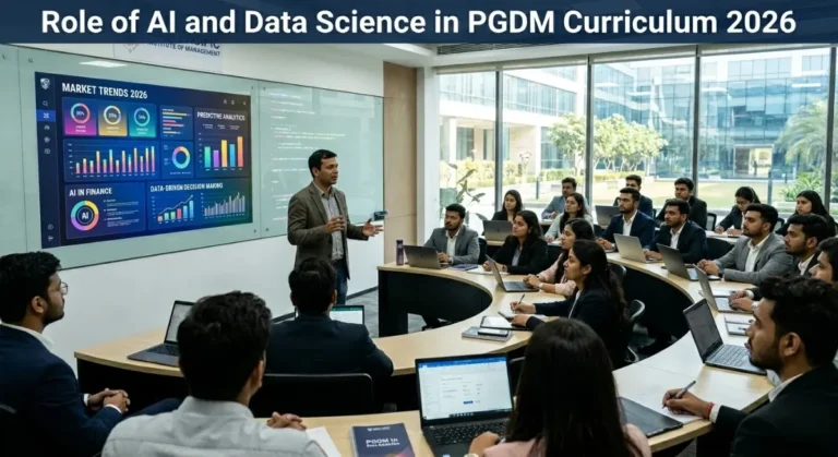 Role of AI and Data Science in PGDM Curriculum 2026