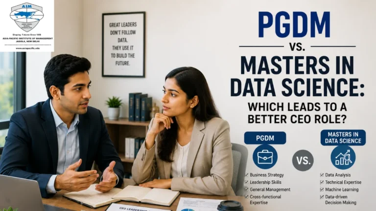 PGDM vs. Masters in Data Science: Which Leads to a Better CEO Role?