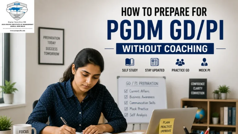 How to Prepare for PGDM GD/PI Without Coaching