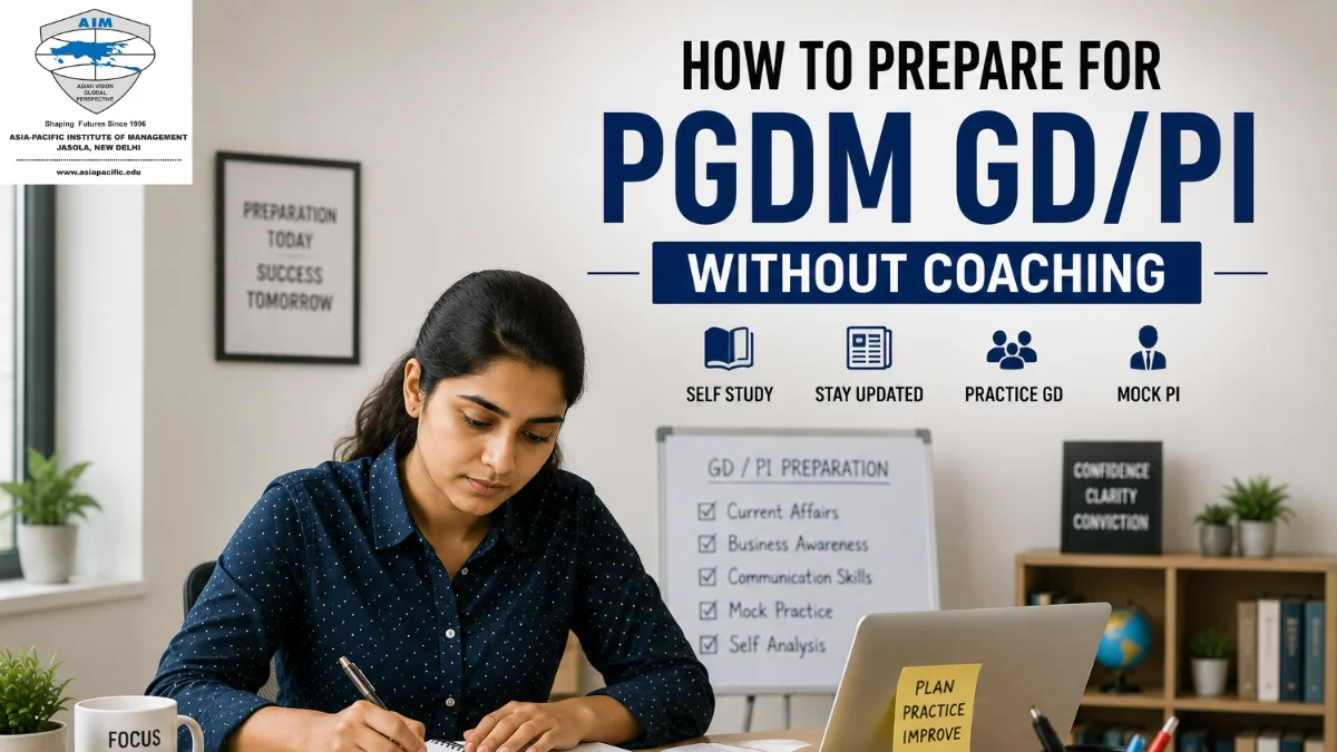 How to Prepare for PGDM GD/PI Without Coaching