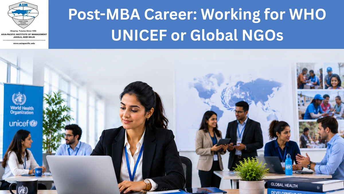 Careers in Global Health Organizations After MBA