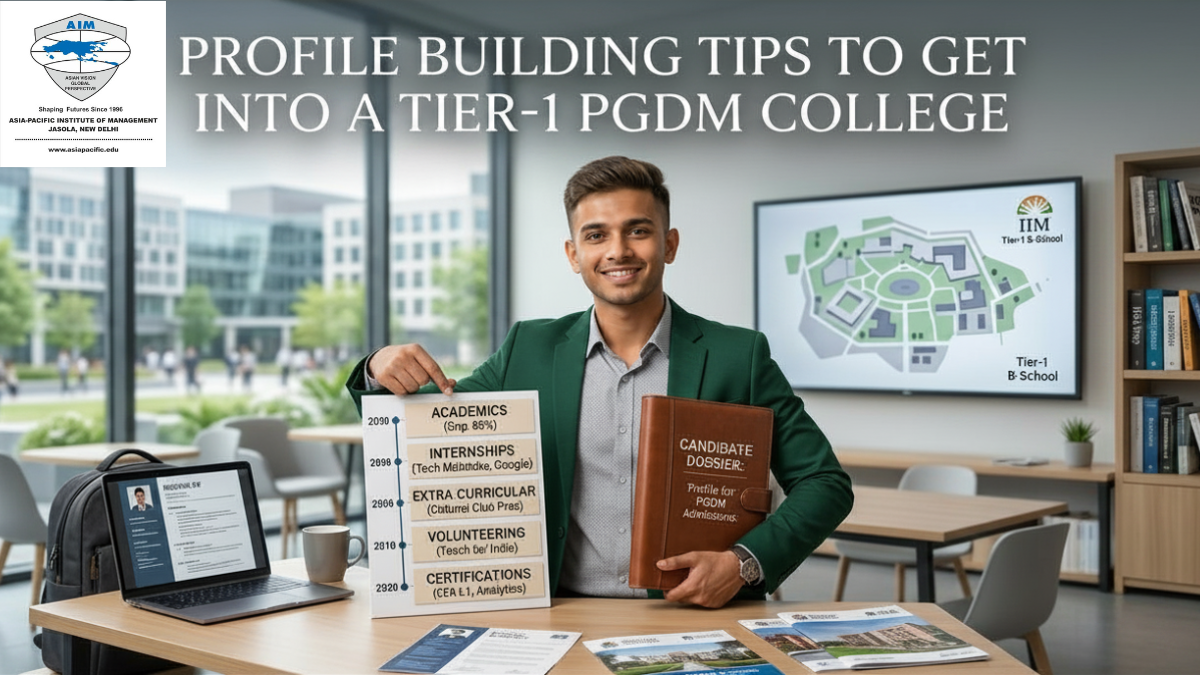 Profile Building Tips to Get Into a Tier-1 PGDM College
