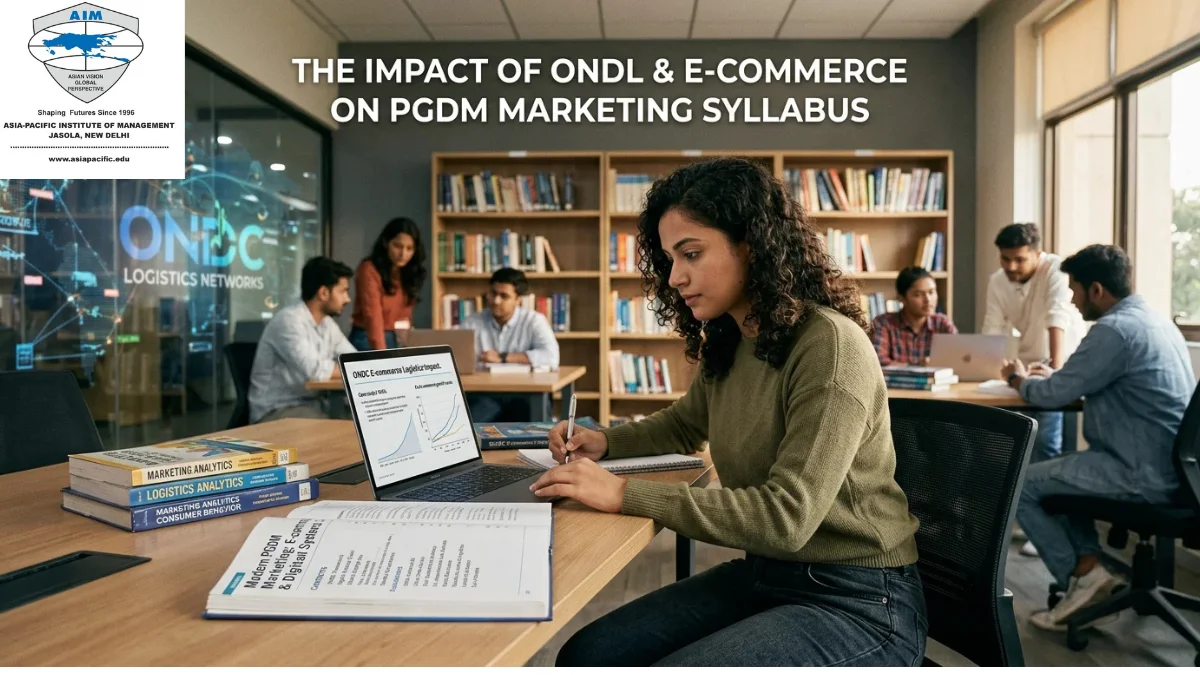 The Impact of ONDC & E-commerce on PGDM Marketing Syllabus: The Future of Marketing Management