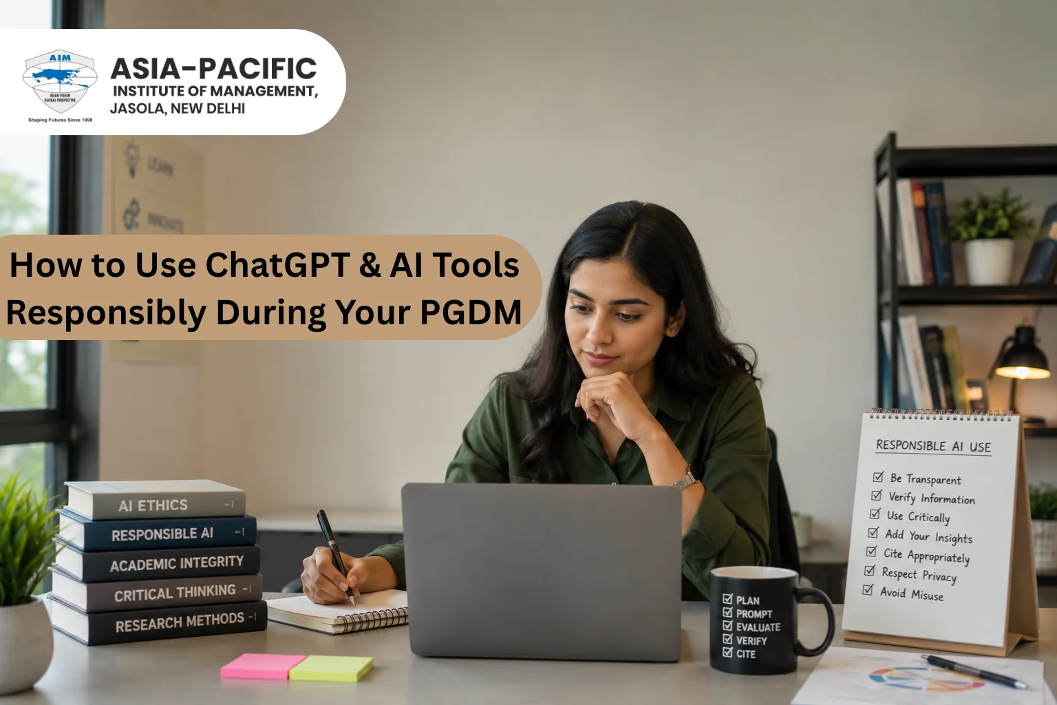 AI Tools for Management Students: How to Use ChatGPT & AI Responsibly During Your PGDM