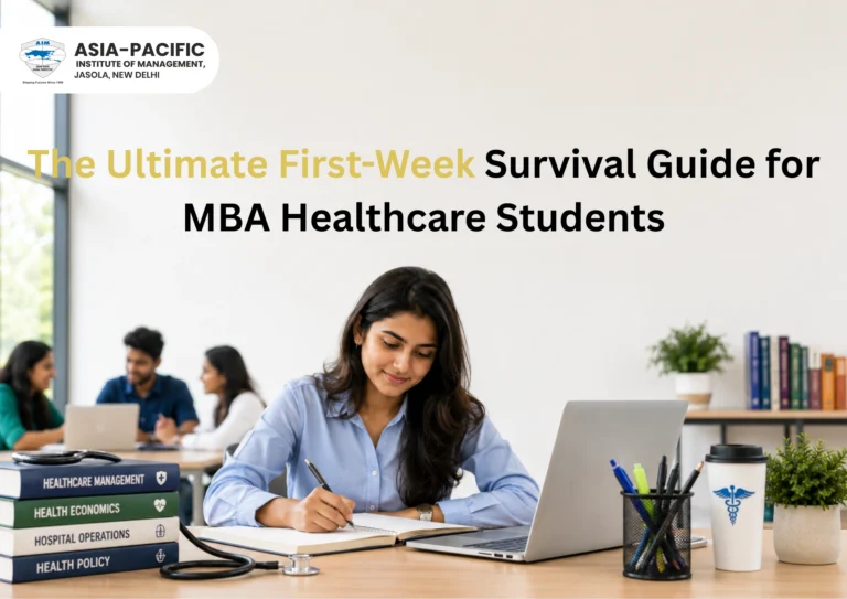 The Ultimate First-Week Survival Guide for MBA Healthcare Students 