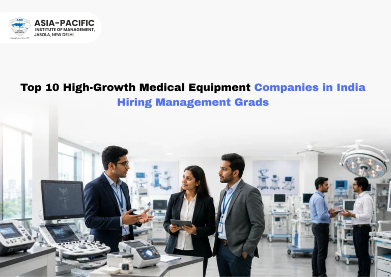 Top 10 High-Growth Medical Equipment Companies in India Hiring Management Graduates