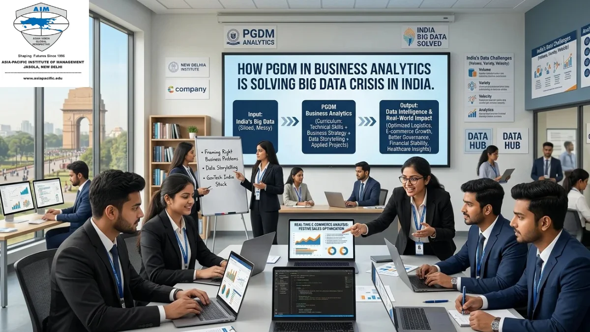 PGDM in Business Analytics: How It Is Solving India’s Big Data Crisis
