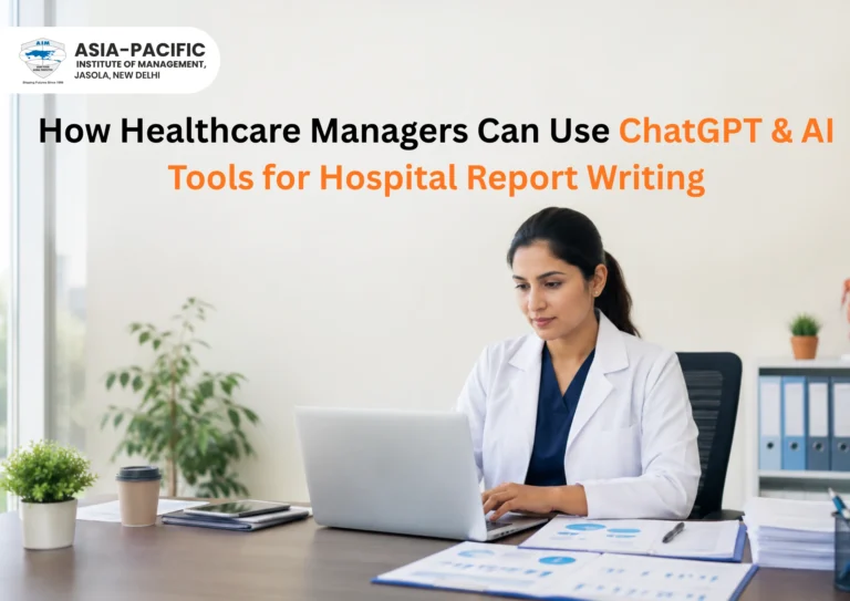 How Healthcare Managers Can Use ChatGPT and AI Tools for Hospital Report Writing
