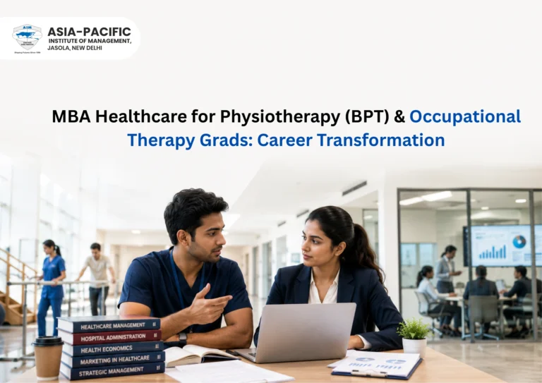 MBA Healthcare for Physiotherapy (BPT) & Occupational Therapy Grads: Career Transformation