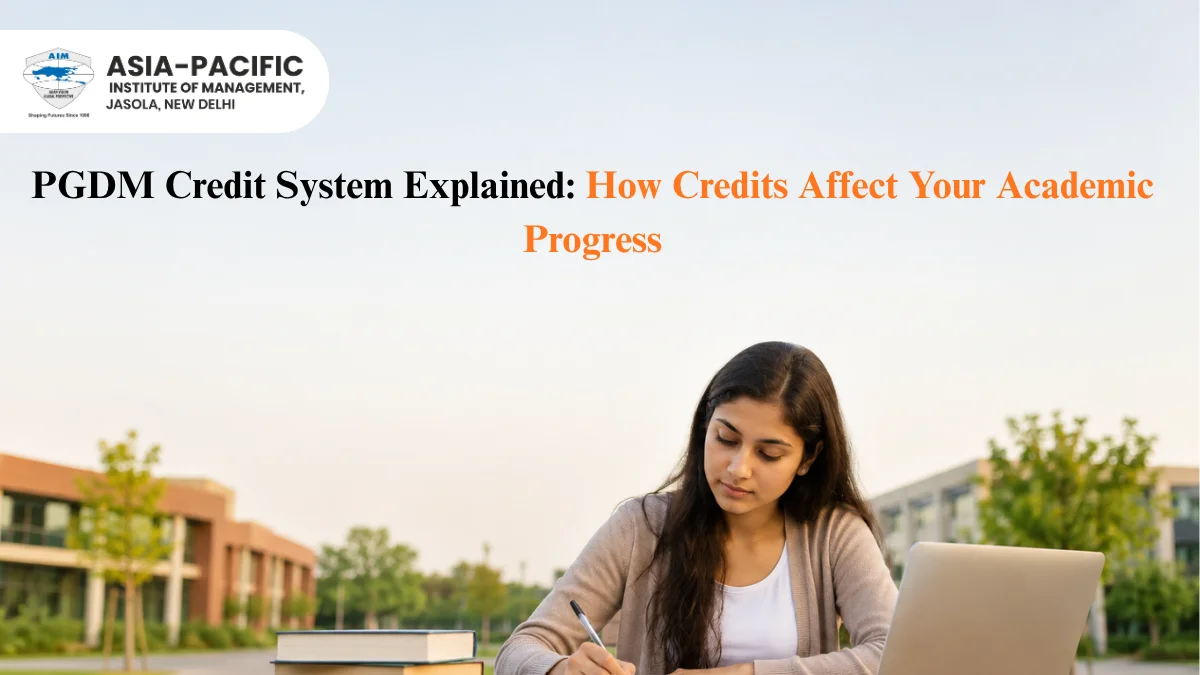 PGDM Credit System Explained: How Credits Affect Your Academic Progress