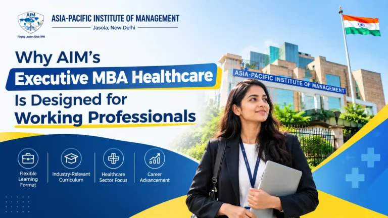 Why AIM’s Executive MBA Healthcare Is Designed for Working Professionals