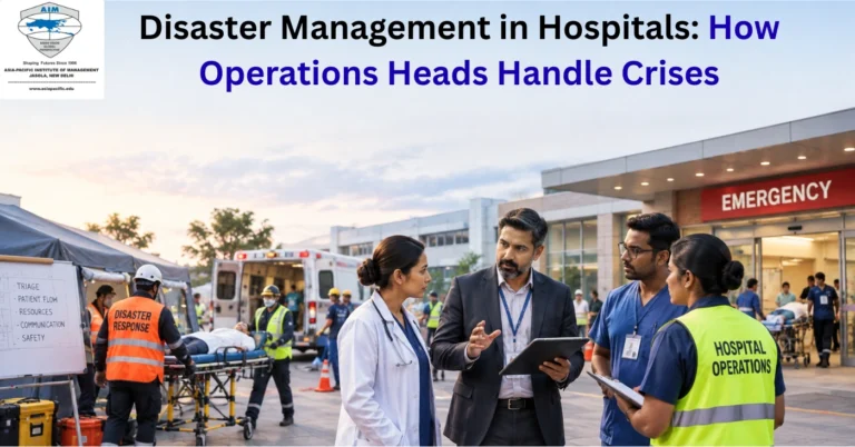 Disaster Management in Hospitals: How Operations Heads Handle Crises