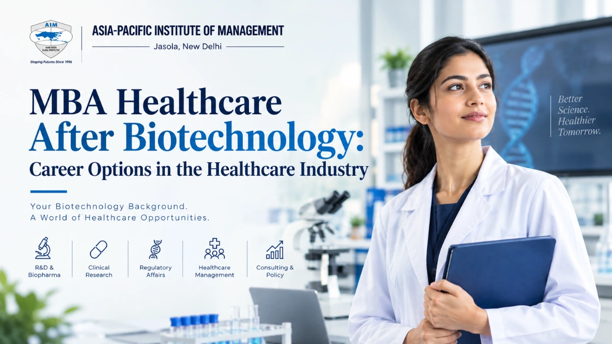 MBA Healthcare After Biotechnology: Career Guide