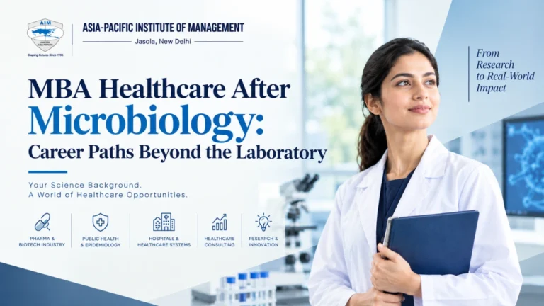 MBA Healthcare After Microbiology: Career Paths Beyond the Laboratory