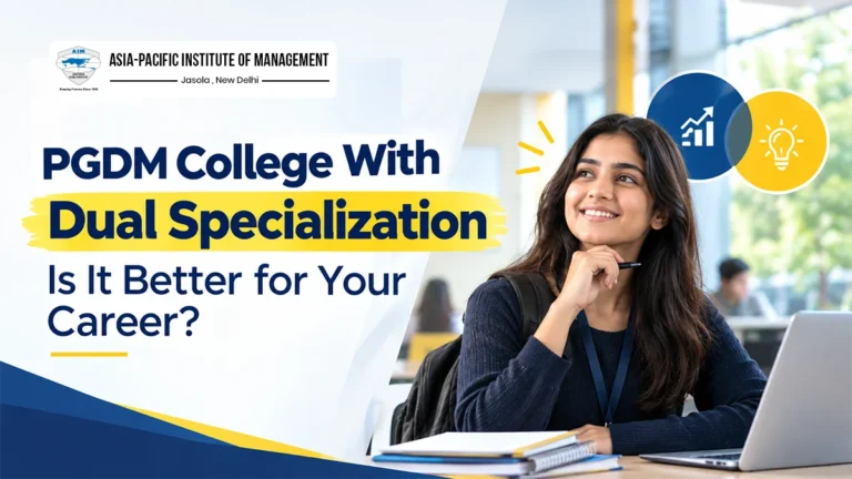 PGDM College With Dual Specialization: Is It Better for Your Career?