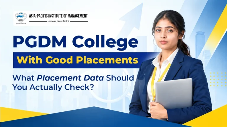 PGDM College With Good Placements: What Placement Data Should You Actually Check?