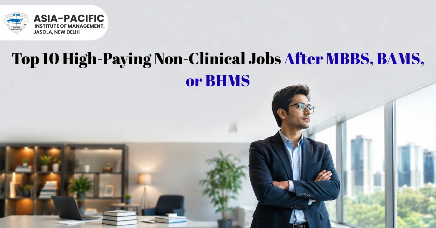 Non Clinical Jobs After MBBS BAMS: Top 10 Careers