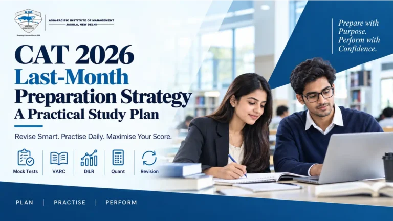 CAT 2026 Last-Month Preparation Strategy: A Practical Study Plan 