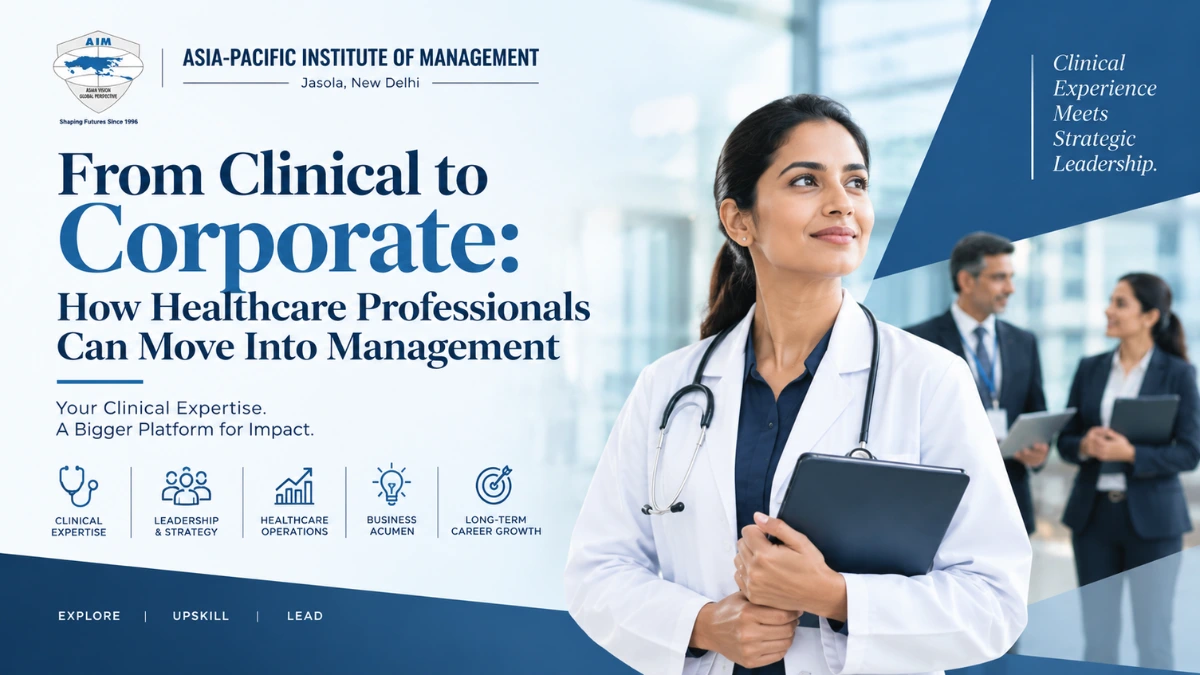 From Clinical to Corporate: How Healthcare Professionals Can Move Into Management