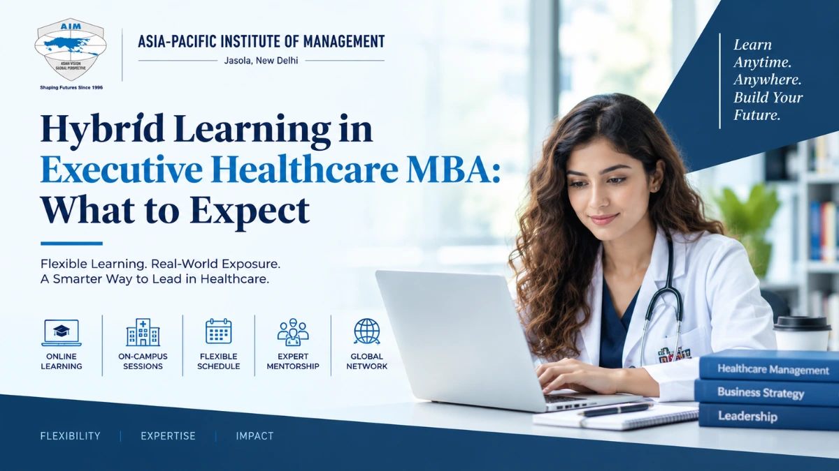 Hybrid Learning in Executive Healthcare MBA: What to Expect