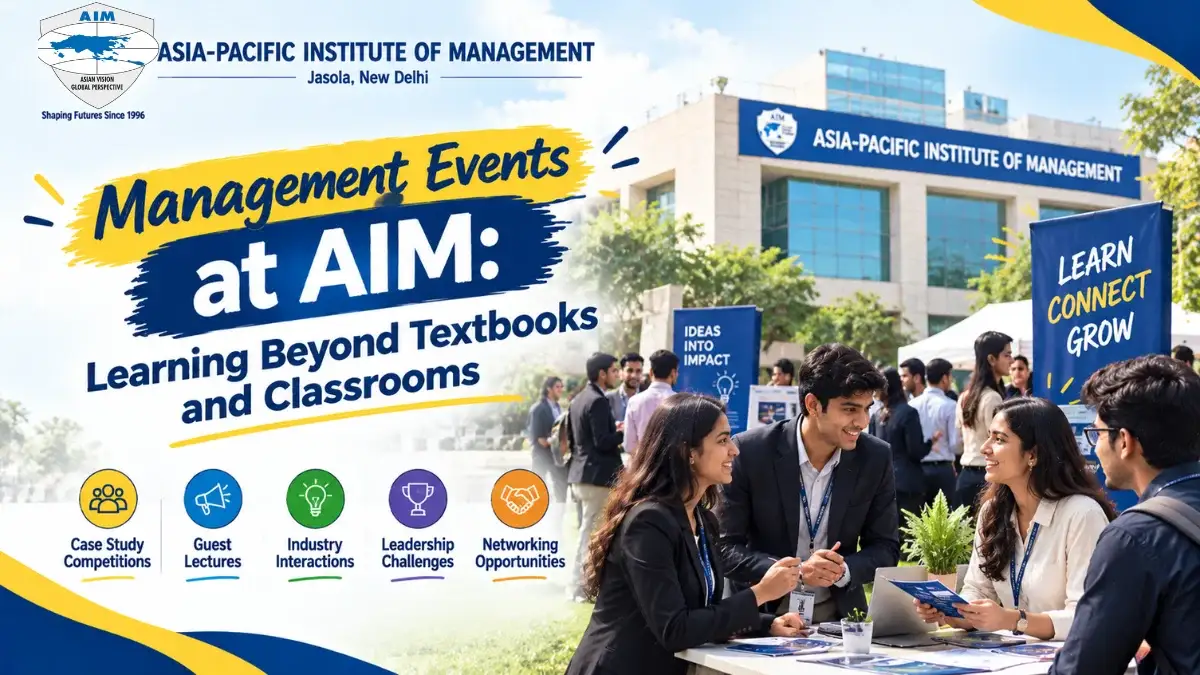 Management Events at AIM: Learning Beyond Textbooks and Classrooms