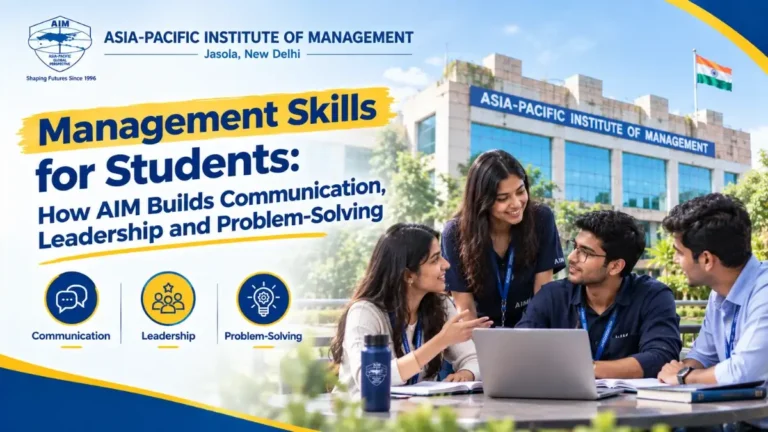 Management Skills for Students: How AIM Builds Communication, Leadership and Problem-Solving