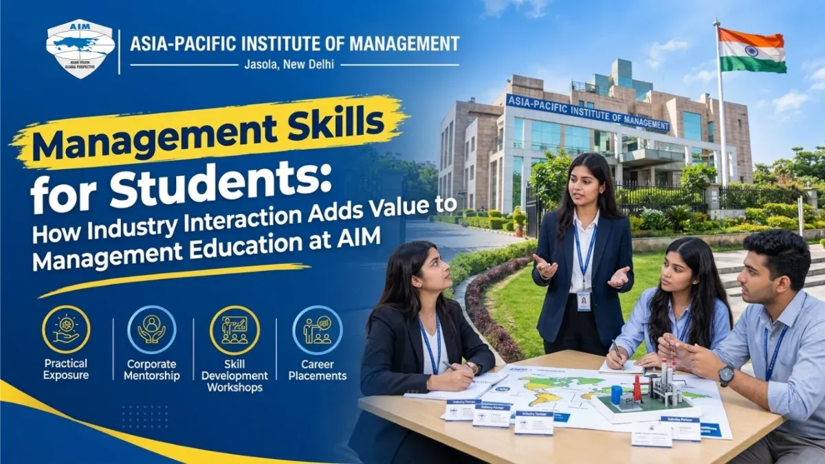 Management Skills for Students: How Industry Interaction Adds Value to Management Education at AIM