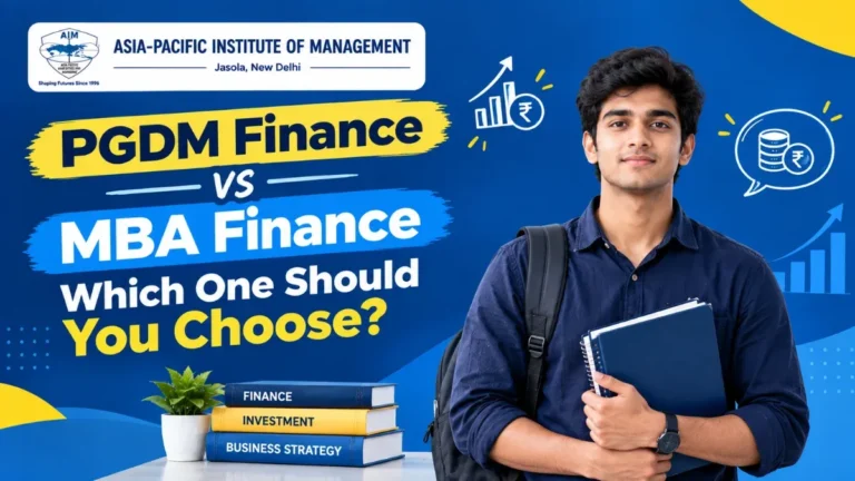 PGDM Finance vs MBA Finance: Which One Should You Choose?