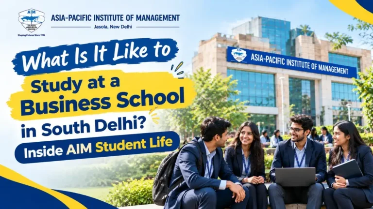 What Is It Like to Study at a Business School in South Delhi? Inside AIM Student Life